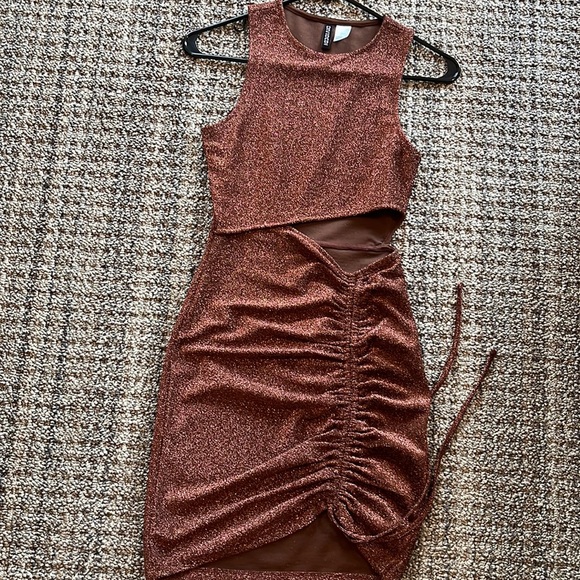 HM mini glitter brown with tone of reddish brown - Picture 2 of 3